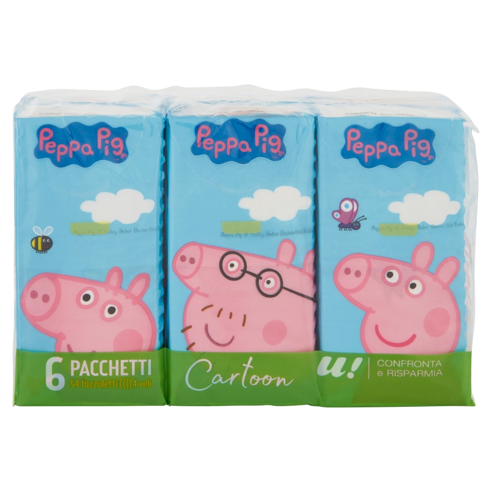 6 Pacchetti di Fazzoletti Decorati 4 Veli U! Confronta e Risparmia